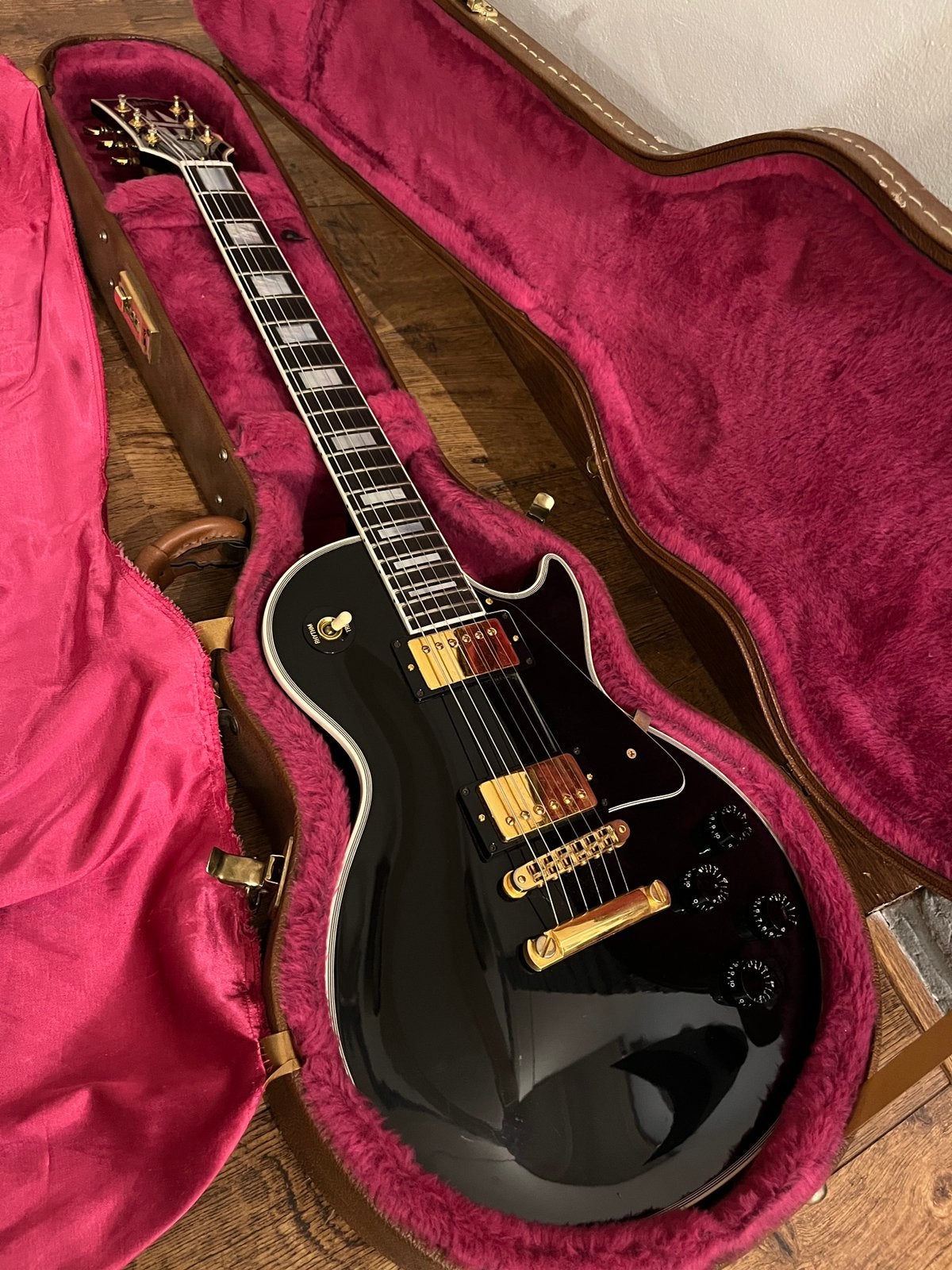 Gibson Les Paul “Black Beauty” Custom 1994, Enlèvement, Comme neuf, Solid body, Gibson