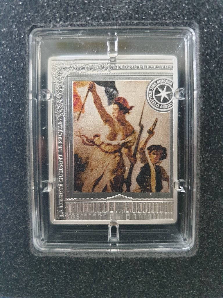 France 10 Euro 2023 Eugène Delacroix Épreuve argentée, Timbres & Monnaies, Monnaies | Europe | Monnaies euro, Envoi, France, 10 euros