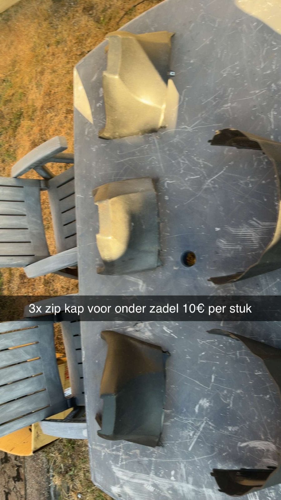 Piaggio zip kap voor onder zadel, Ophalen, Zo goed als nieuw, Kap, Piaggio