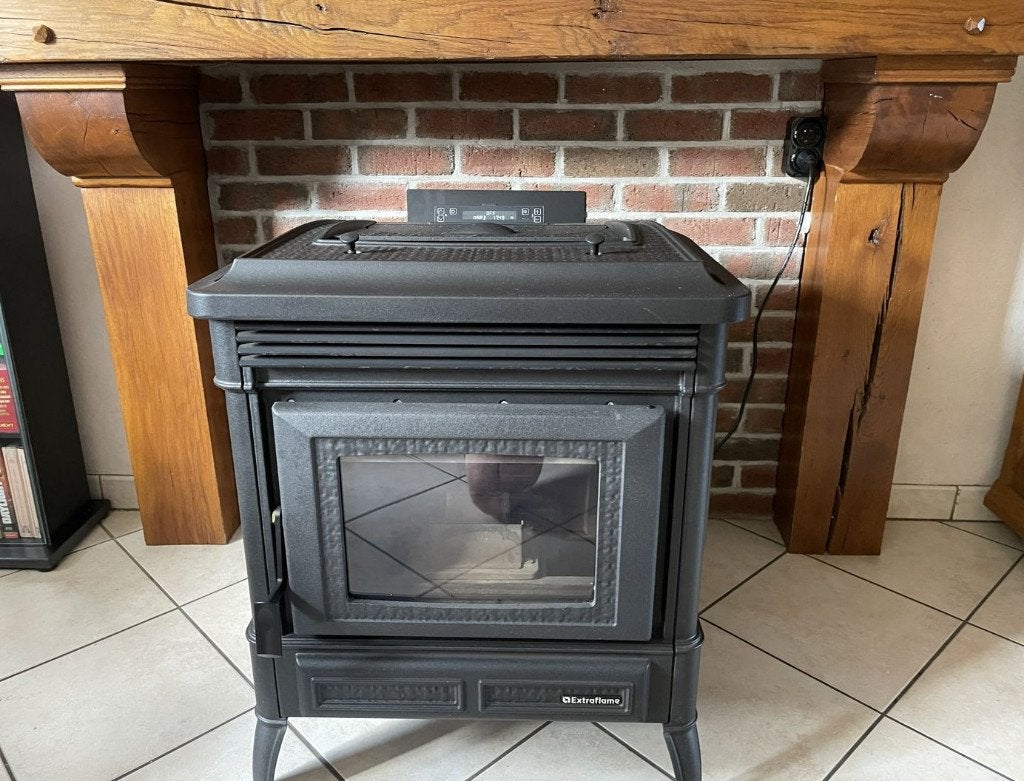 Poële à pellets Extraflame Teodora Evo 2,5 - 8 kW état neuf, Enlèvement, Comme neuf
