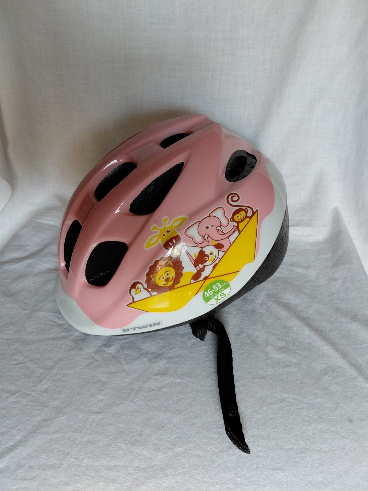 roze tienkamperhelm voor baby's, Fietsen en Brommers, XXS, Gebruikt, Meisje, Ophalen of Verzenden