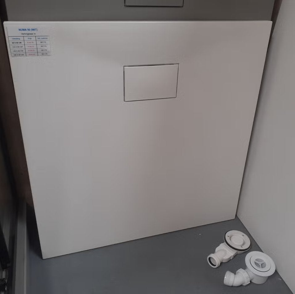 OP=OP! Numa 90x90, douchebak, mat wit, modern, strakke stijl, Neuf, Enlèvement ou Envoi, Moderne, Blanc