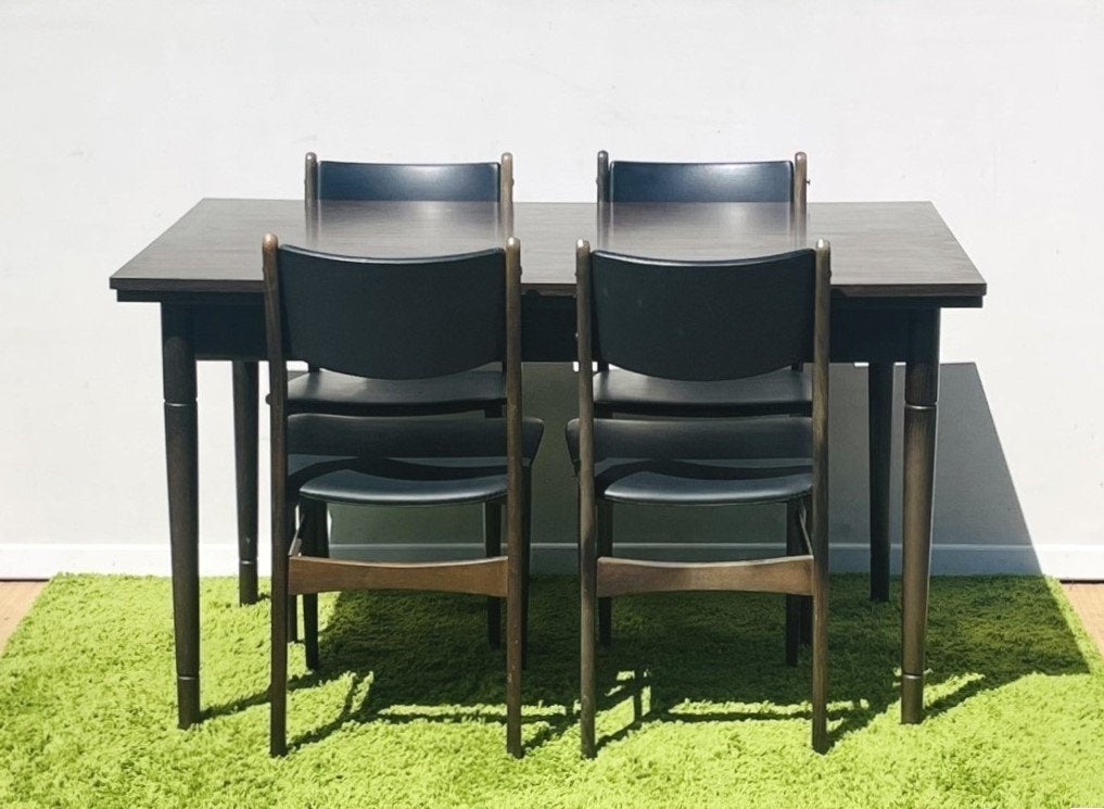 Vintage hoge tafel ~ 60s uitschuifbare tafel, Huis en Inrichting, Tafels | Eettafels, Ophalen of Verzenden