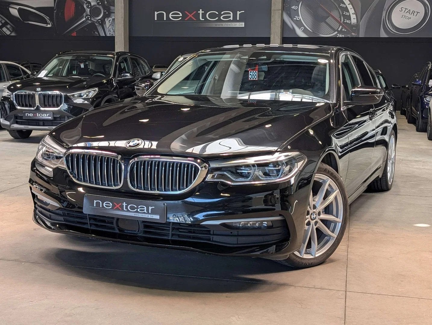 BMW 5 Serie 520 dA Berline *CUIR-LED-NAVI-CAMERA-DIGITAL COC, Autos : Divers, Automatique, BMW, 1995 cm³, Noir