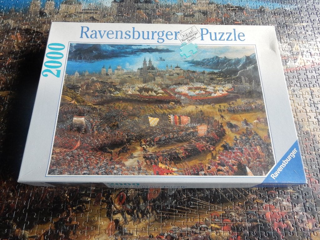 nr.80 - Puzzel: Alexander battle - 2000 stukjes, Hobby en Vrije tijd, Ophalen of Verzenden, Meer dan 1500 stukjes, Legpuzzel