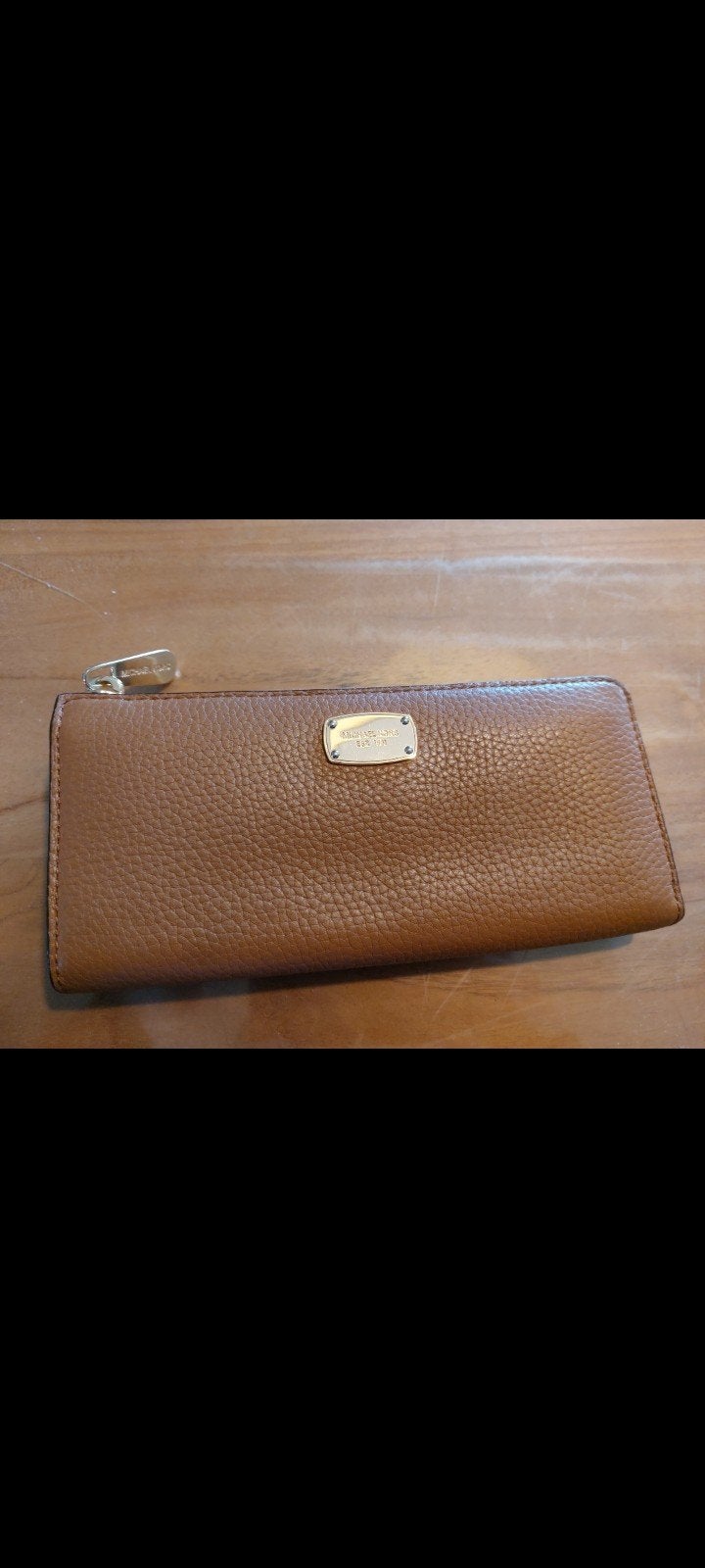 MICHEAL KORS PORTEMONEE, Handtassen en Accessoires, Portemonnees, Bruin, Zo goed als nieuw, Leder, Ophalen