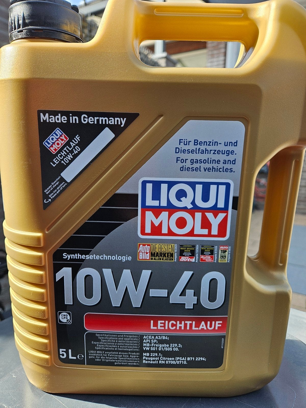Huile bleu clair Liqui Moly, Enlèvement ou Envoi