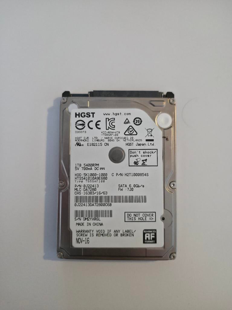 HDD 1tb, Computers en Software, Harde schijven, Ophalen, HDD