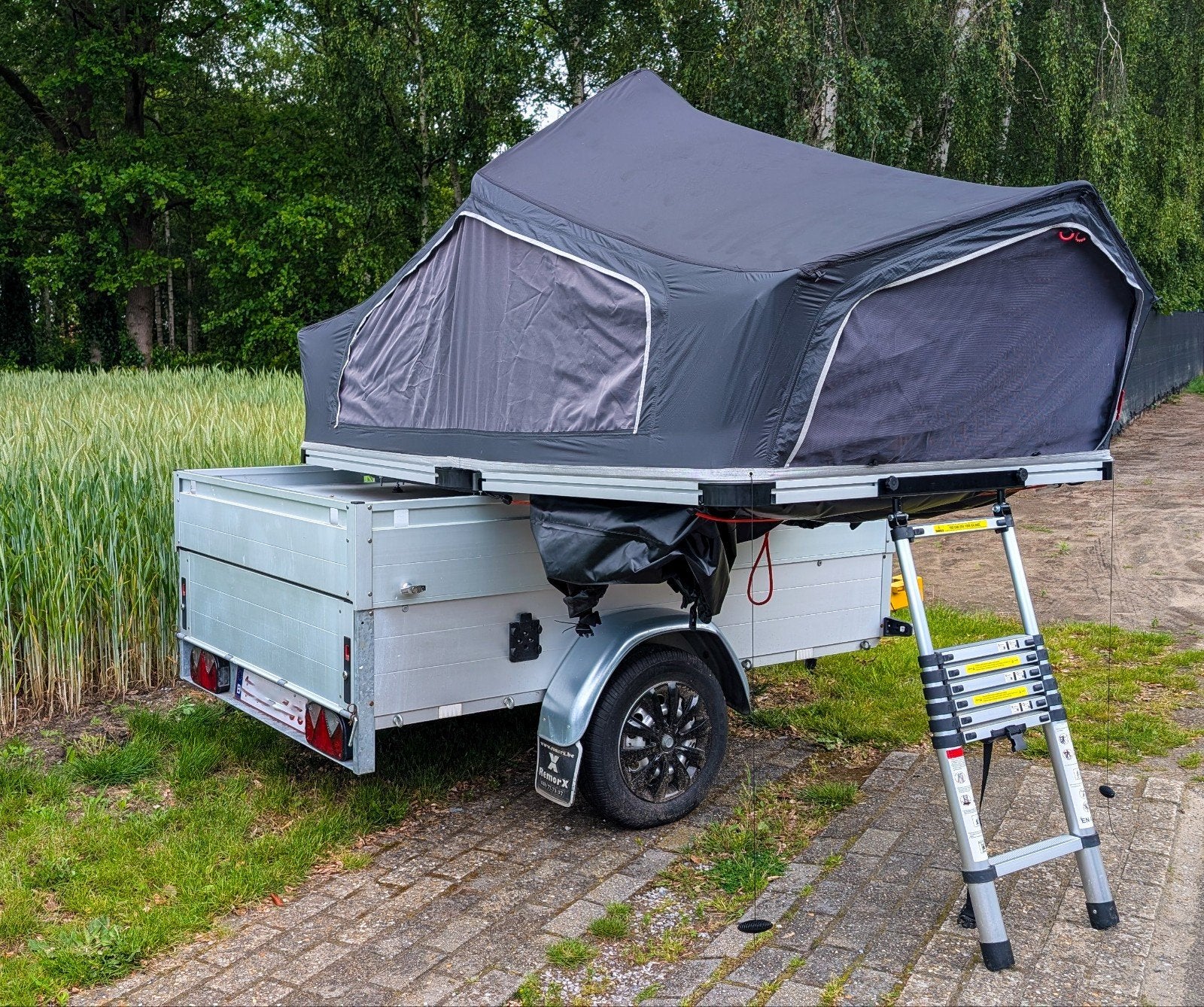daktent Fjordsen light 140, Caravans en Kamperen, Ophalen, Zo goed als nieuw, Tot en met 2
