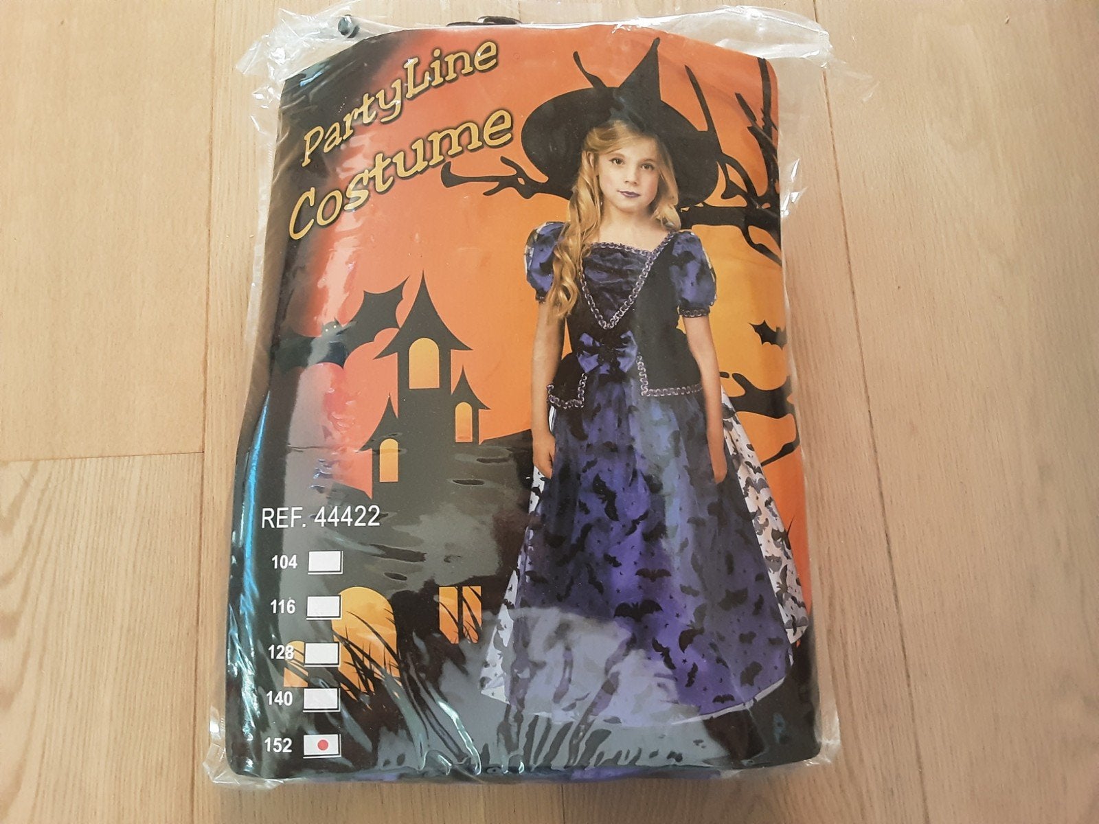heksenkostuum heksenkleed Halloween maat 152, Ophalen, Zo goed als nieuw, 146 t/m 152, Meisje
