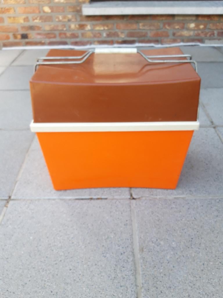 Retro koelbox curver, Enlèvement, Utilisé, Glacières, Élément de refroidissement