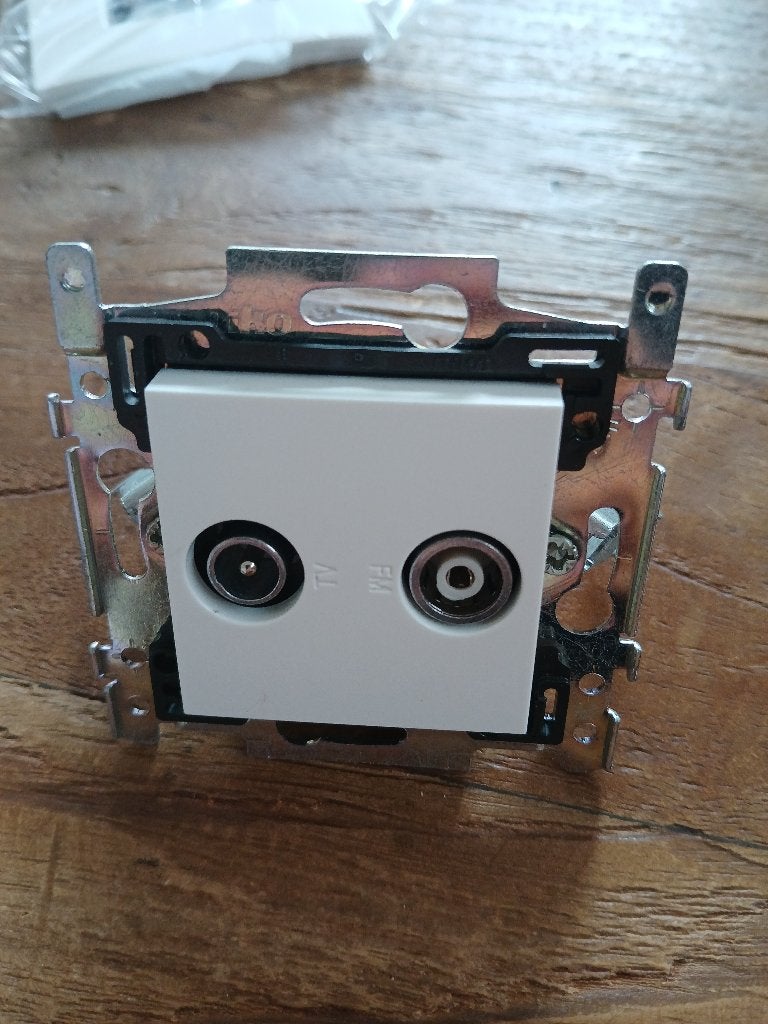 Niko coaxaansluiting, Bricolage & Construction, Électricité & Câbles, Enlèvement, Neuf, Autres marques, Autres types