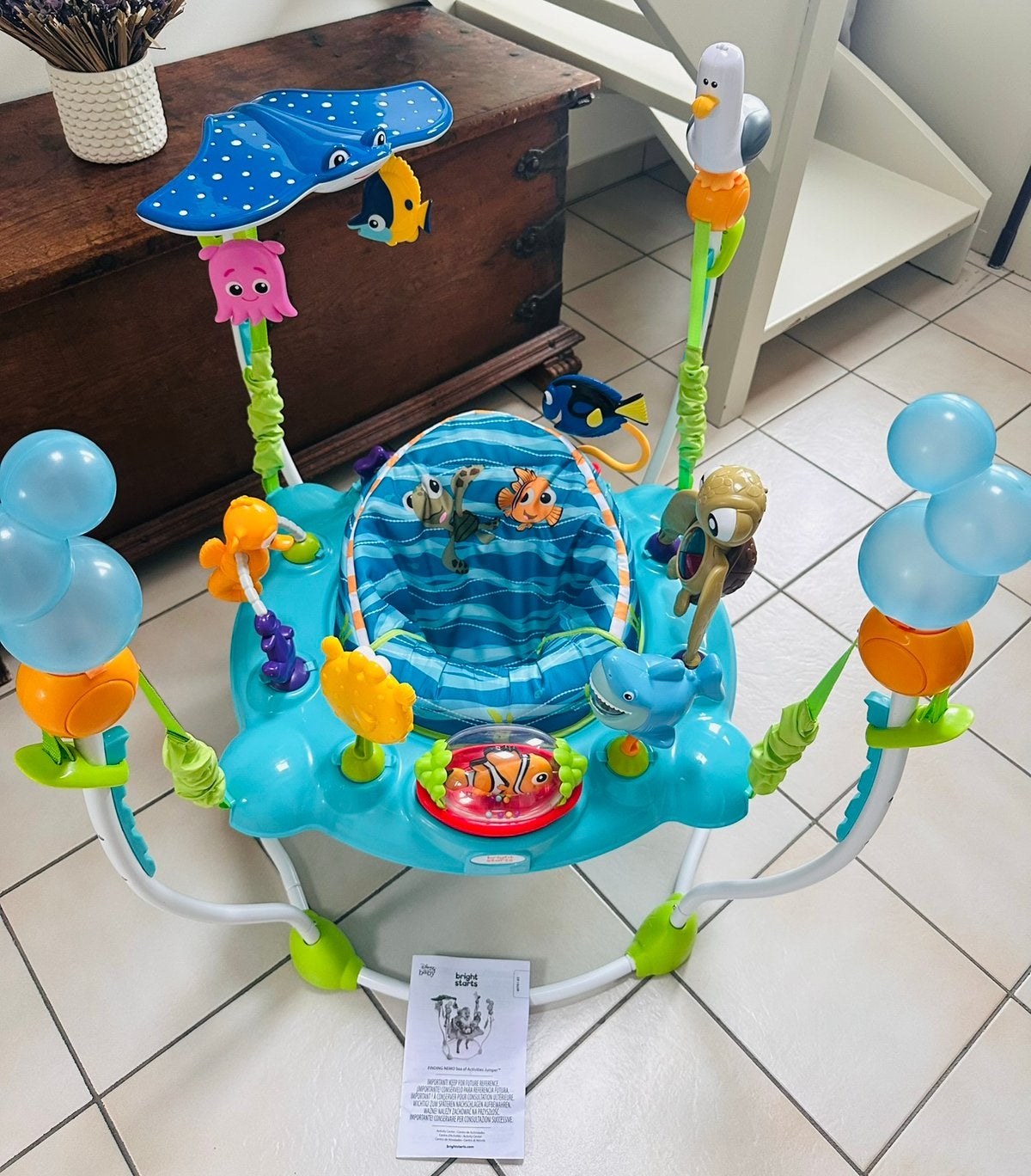 Sauteur / Baby Jumper - Disney Baby Nemo Bright Starts, Autres marques, Comme neuf, Enlèvement, Réglable