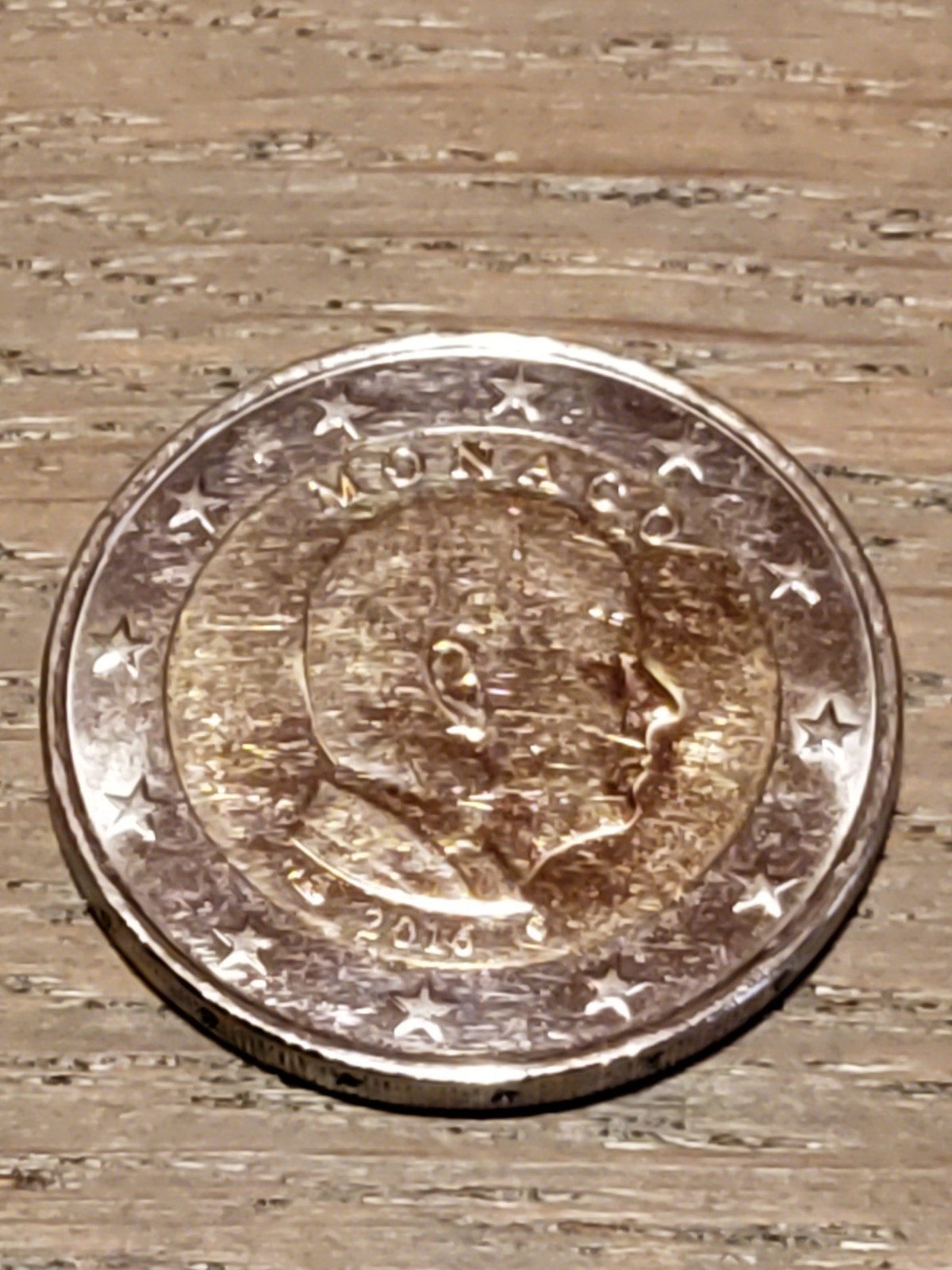 Munt van Monaco, Postzegels en Munten, 2 euro, Ophalen of Verzenden, Geboorte of Huwelijk, Losse munt