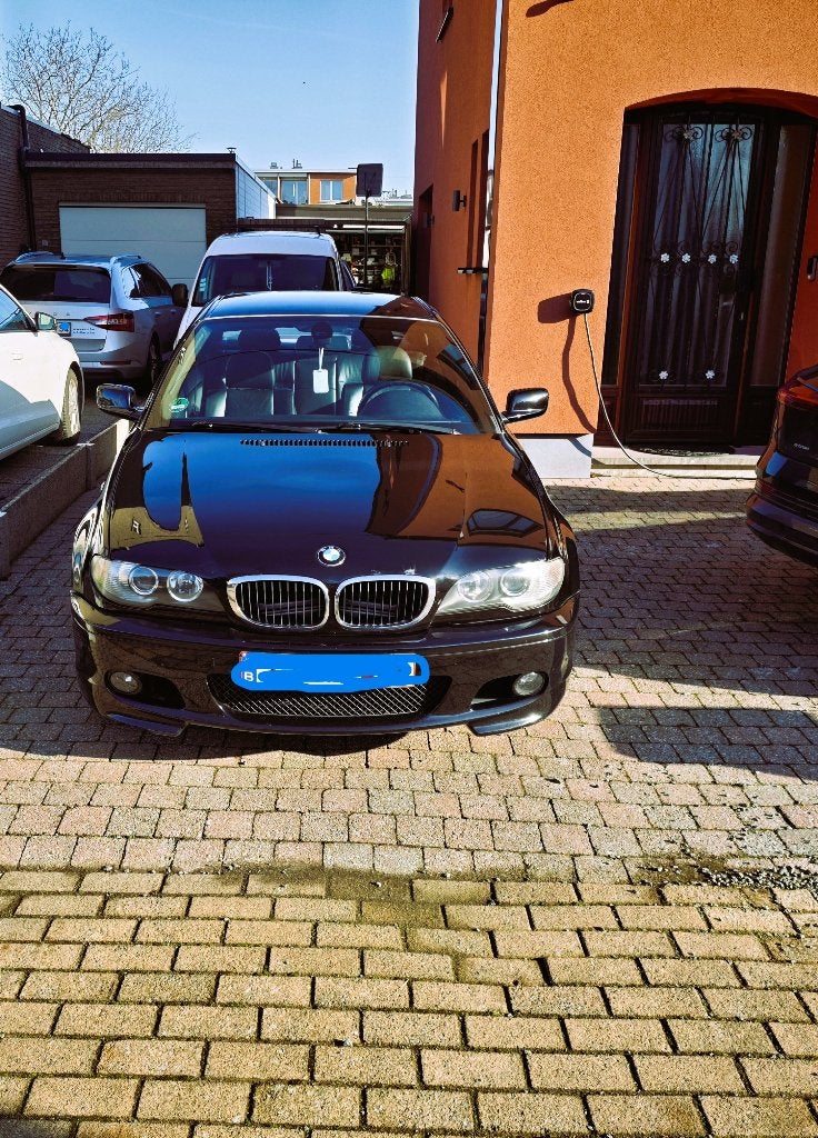 BMW E46 318Ci Coupé, Auto's, BMW, Zwart, Zwart, Leder, 105 kW