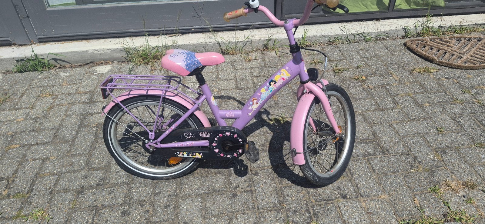 Kinderfiets 18 inch, Fietsen en Brommers, Fietsen | Kinderfietsjes, Ophalen, Zo goed als nieuw, Terugtraprem, 16 tot 20 inch