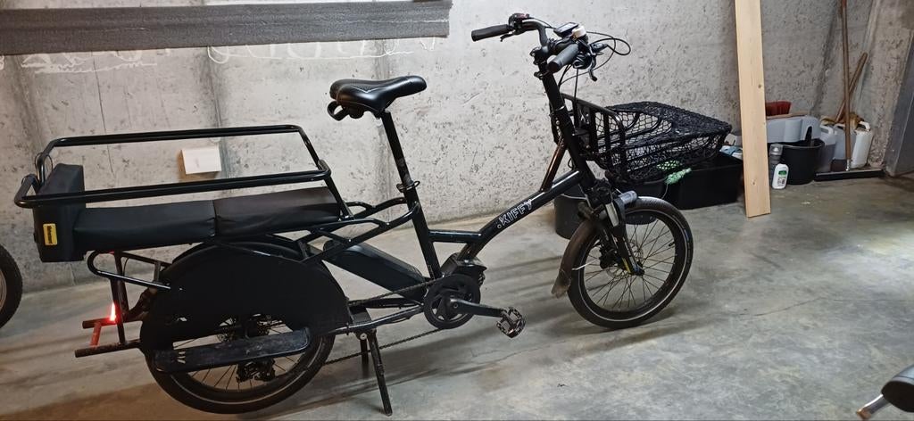 Vélo longtail Kiffy, Enlèvement, Utilisé, 30 à 50 km par batterie, Autres marques