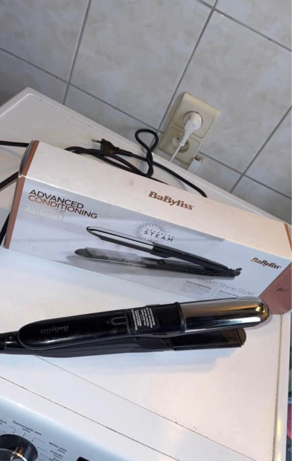 Lisseur BaByliss, Enlèvement ou Envoi, Utilisé, Fer à friser ou Lisseur