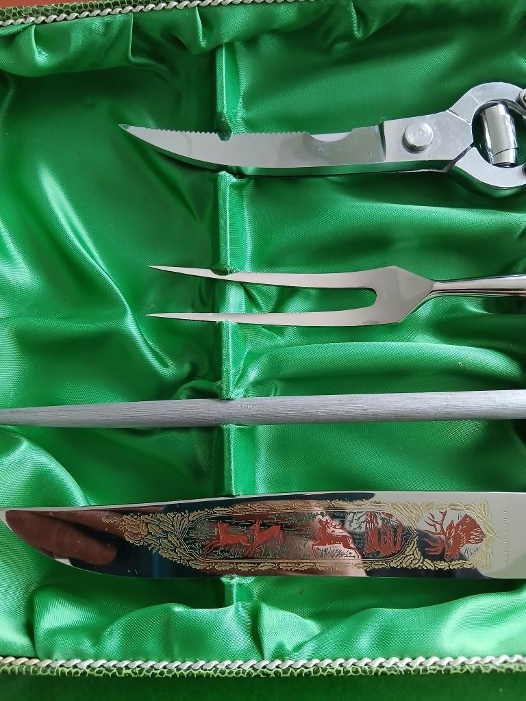 Jagers messen, Enlèvement ou Envoi, Comme neuf, Autres matériaux, Ensemble de couverts