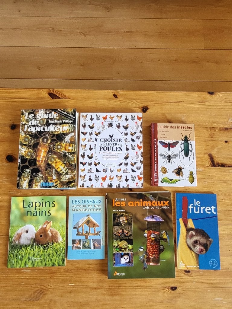 Lot de 7 guides sur les animaux du jardin, Livres, Enlèvement, Utilisé