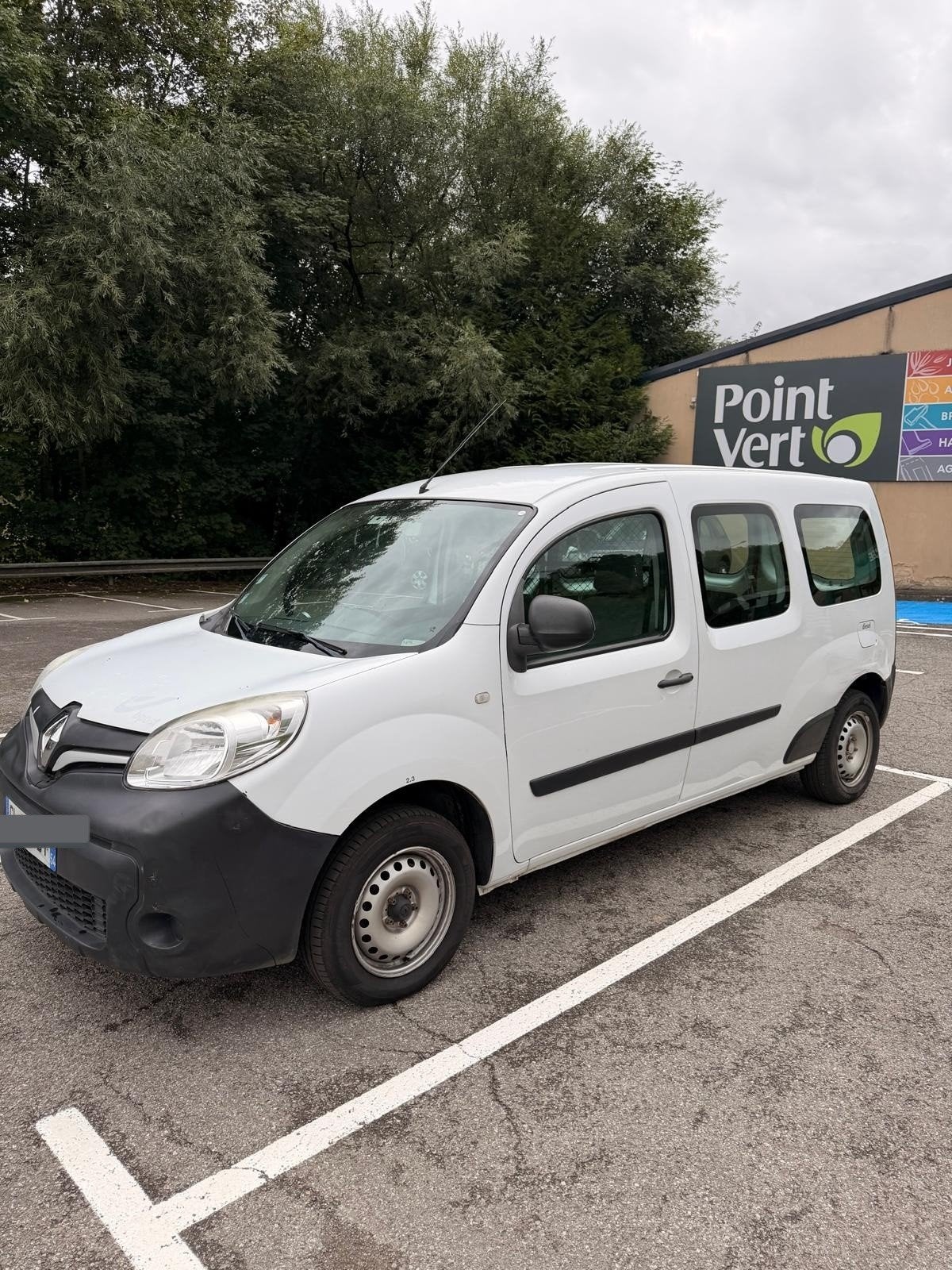 Renault Kangoo 2019, Auto's, Voorwielaandrijving, 4 deurs, Overige bekleding, Wit
