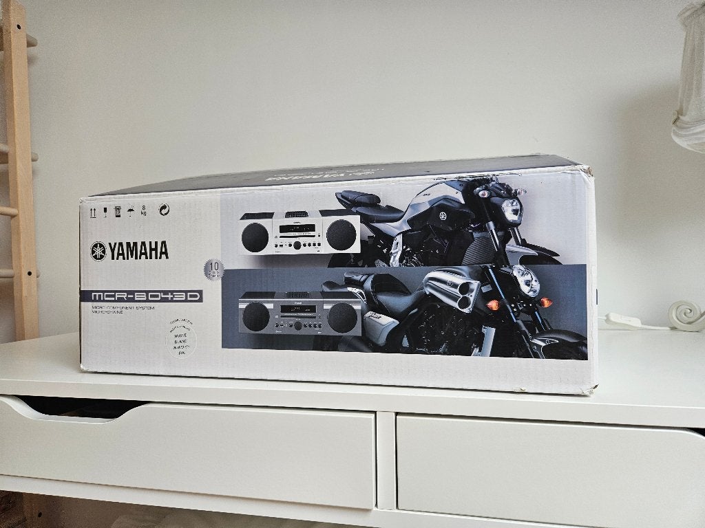 Yamaha MCR-B043D Micro Component System - Wit, TV, Hi-fi & Vidéo, Neuf, Autres marques, Micro chaîne, Enlèvement