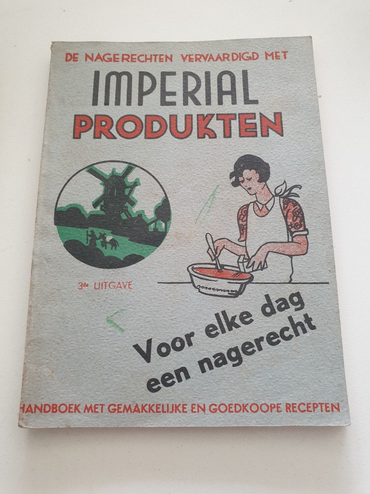 NAGERECHTEN IMPERIAL PRODUKTEN vintage receptenboekje 1939, Boeken, Kookboeken, Ophalen of Verzenden, Zo goed als nieuw