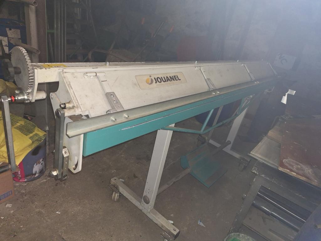 Plieuse boudinneuse 2.5m jouanel, Bricolage & Construction, Enlèvement, Utilisé