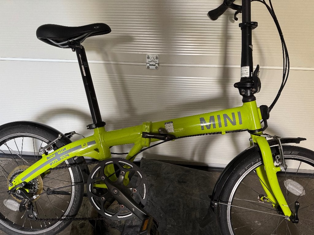 plooifiets 8 versnelling sram, Ophalen, Velgrem, Versnellingen, Zo goed als nieuw