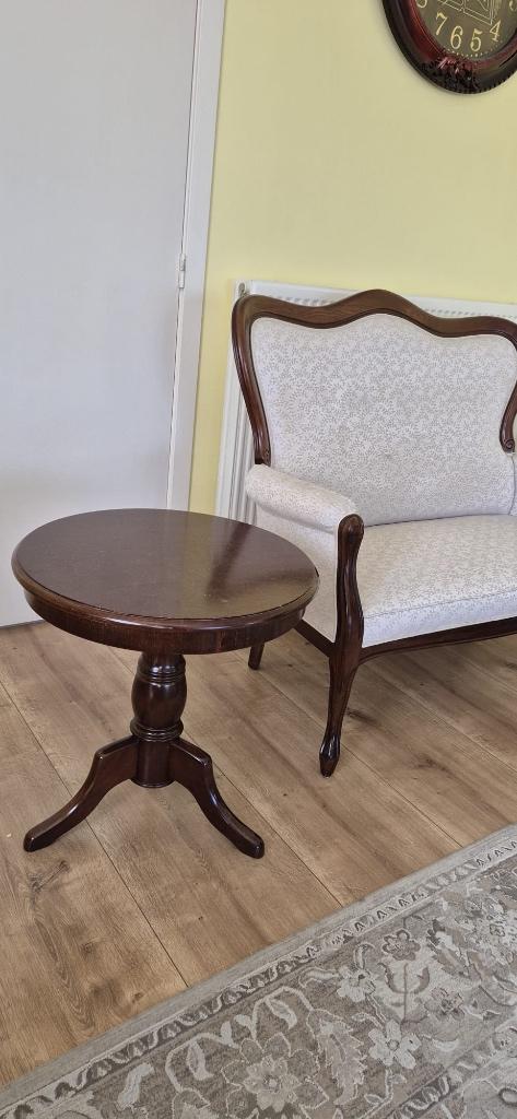 Zetel met salontafel, Enlèvement, Utilisé, Bois