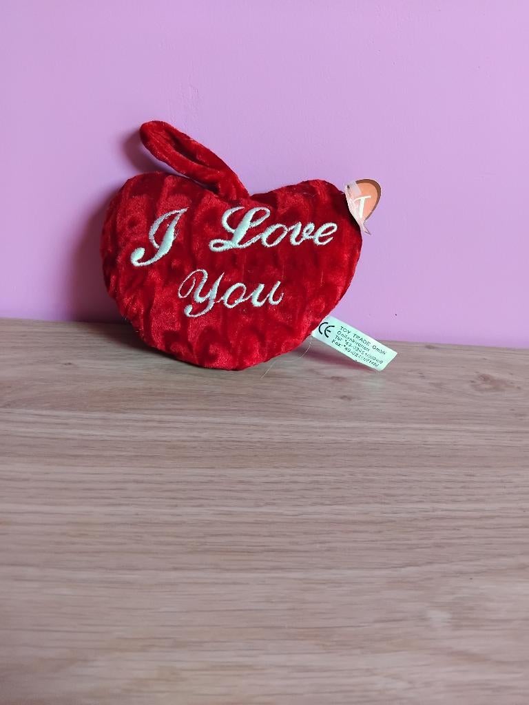 Schattig Pluche "I Love You" Hartje, Kinderen en Baby's, Speelgoed | Knuffels en Pluche, Nieuw, Ophalen