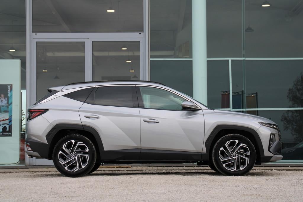 Hyundai Tucson 1.6 T-GDi A/T SHINE SENSATION 215PK *DEMOPRIJ, Autos, Hyundai, Cuir, Argent ou Gris, Achat, 129 g/km