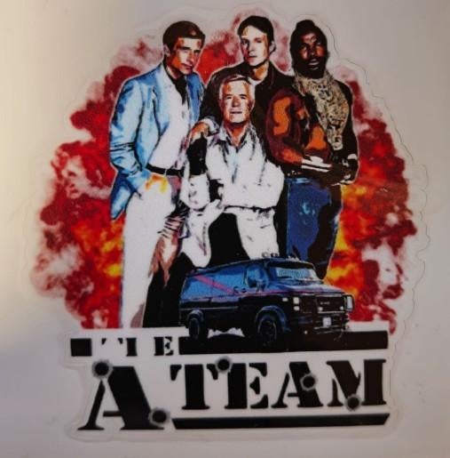 he A-Team Sticker Ny  6x6 cm, Verzenden, Nieuw