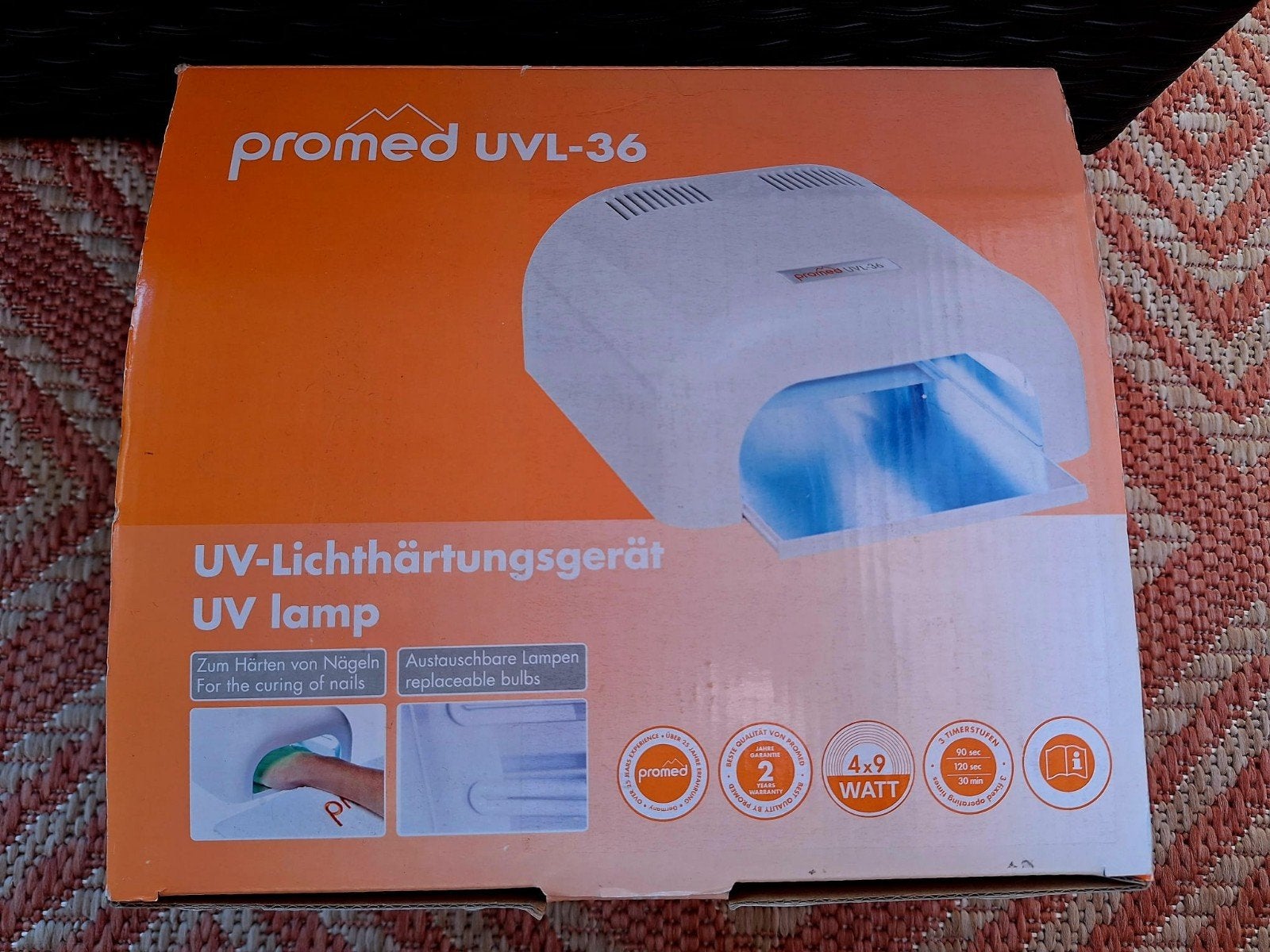 Promed UVL 36 lichthardingsapparaat nageldesign, Ophalen, Zo goed als nieuw, Hand- en Voetverzorging