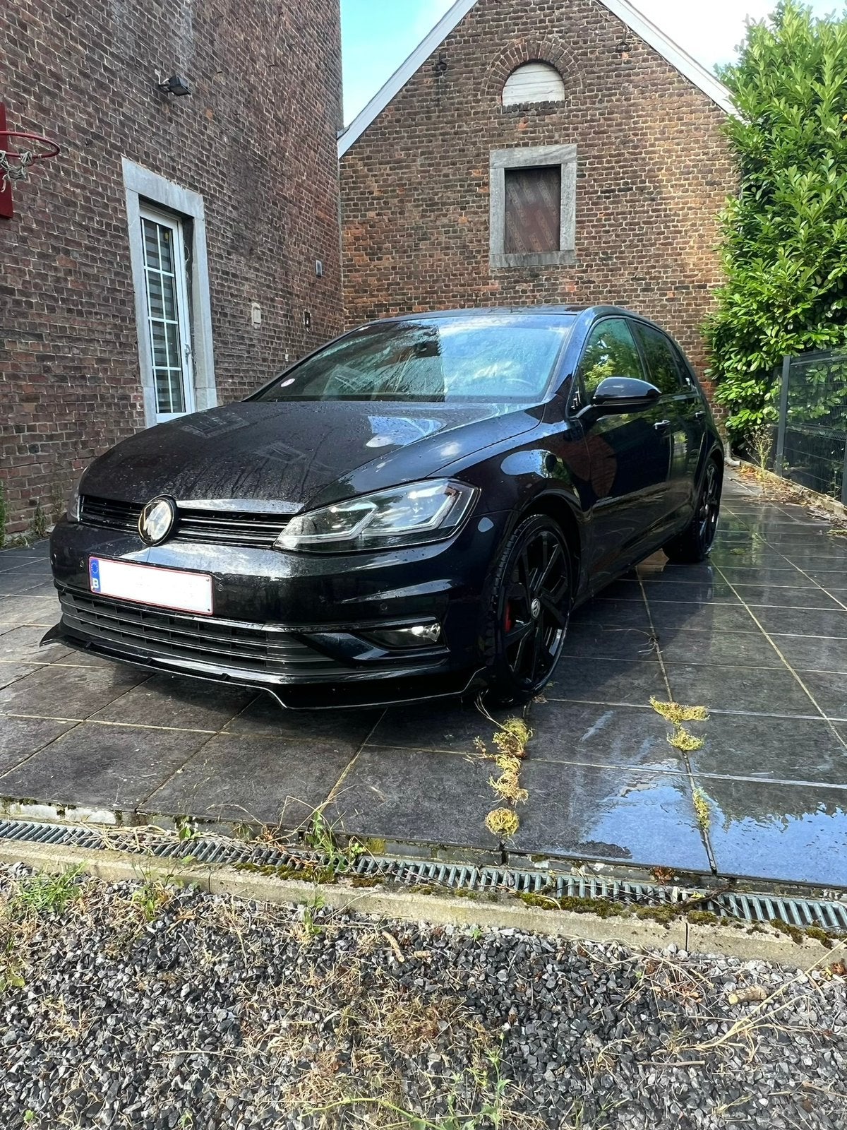 Jantes Golf 7 gte refaite a neuf en noir + pneu pirrelli., Autos : Pièces & Accessoires, Neuf, Pneus et Jantes, Pneus été, Autre