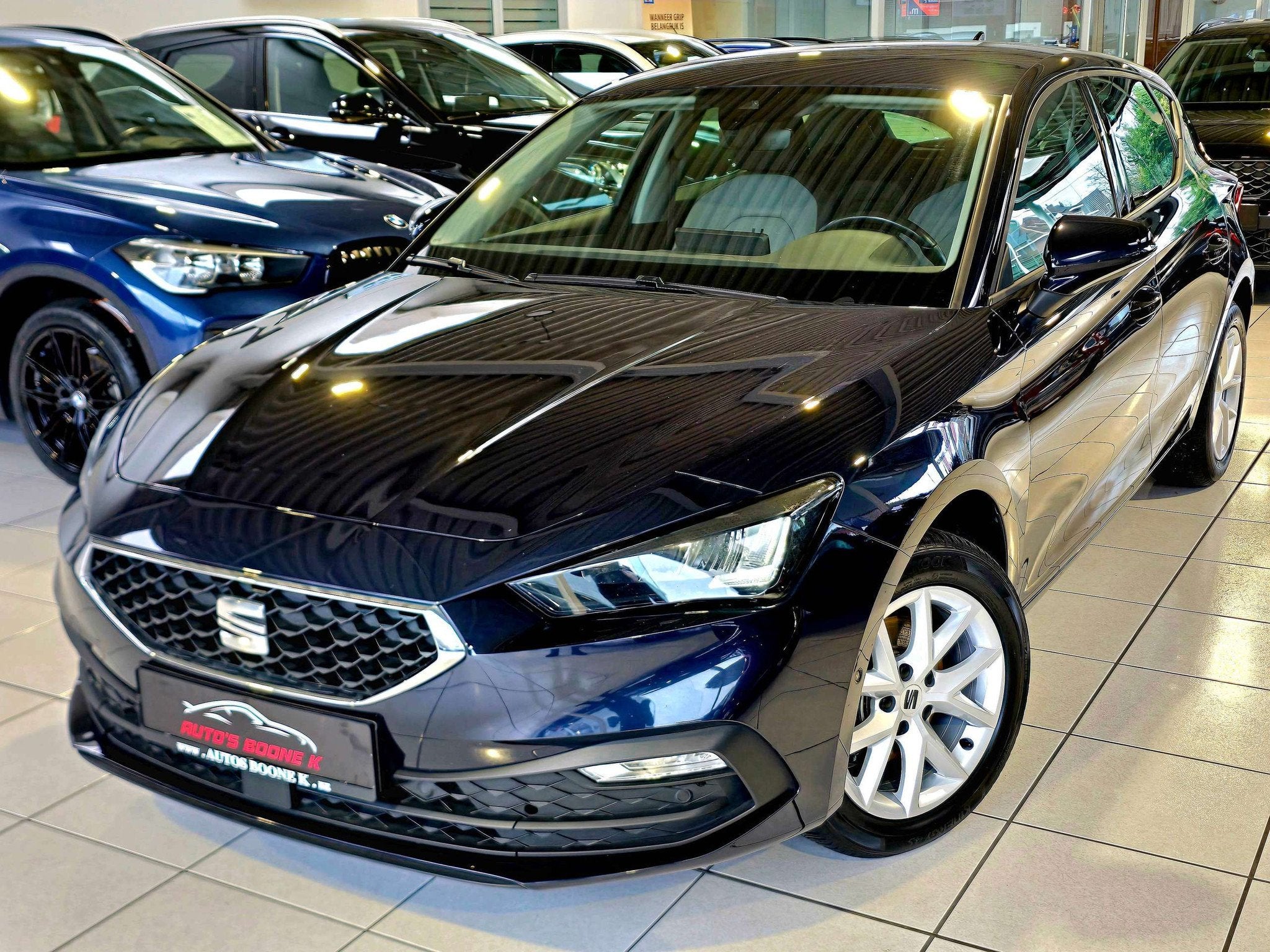 Seat Leon Leon / Led lichts / Navigatie / Android+apple /pdc, Autos, Seat, Euro 6, Entreprise, Noir, 5 portes