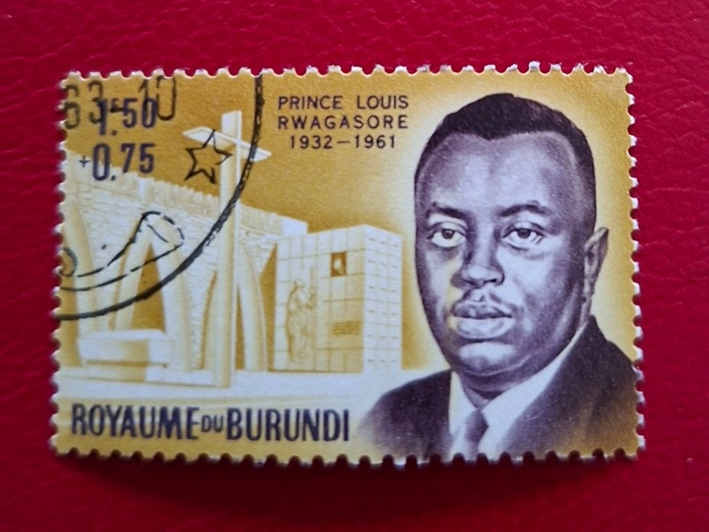 Postzegel Burundi OBP 45, Postzegels en Munten, Ophalen of Verzenden, Gestempeld