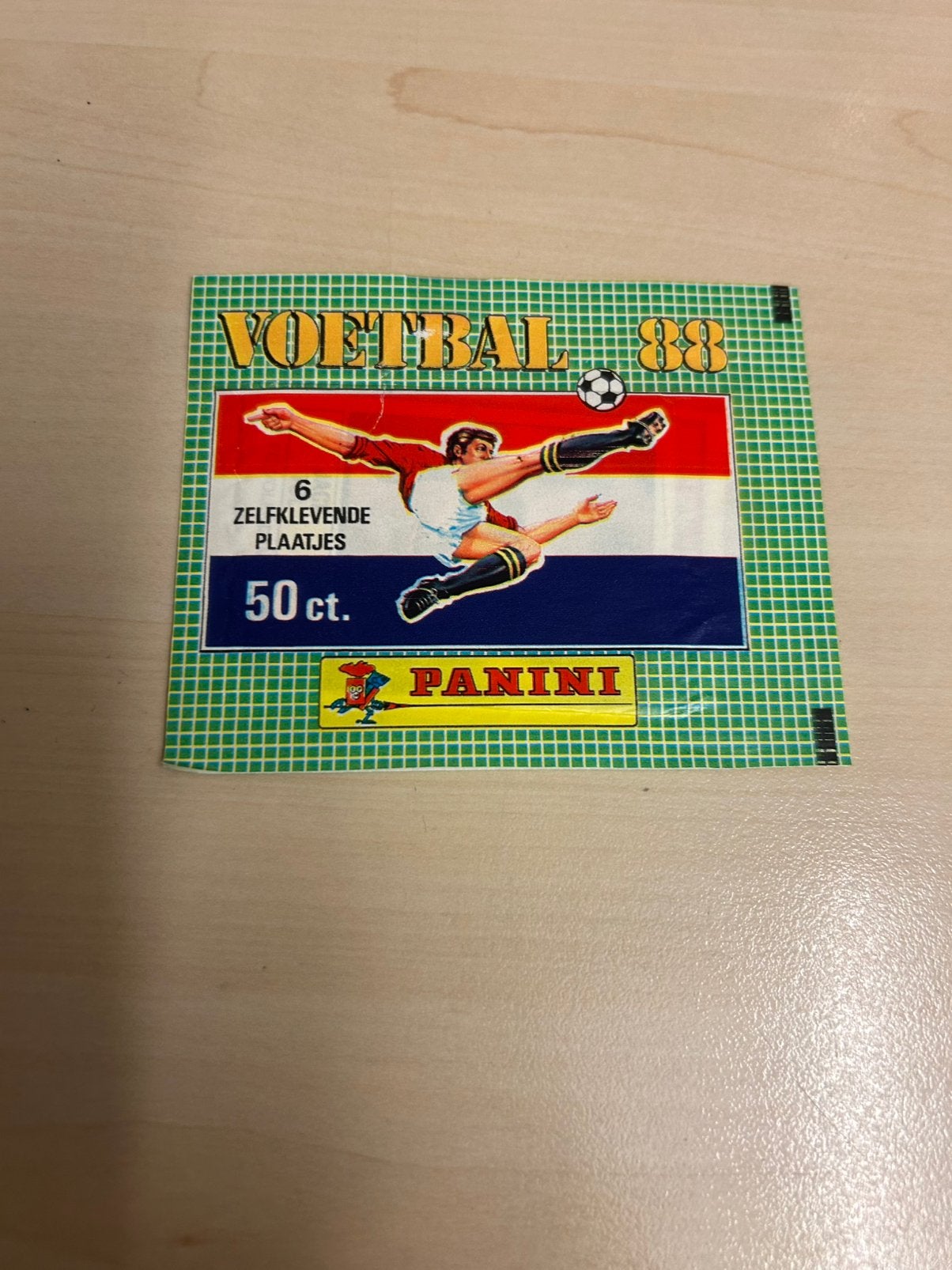 Gesloten zakje Panini Voetbal 88, Ophalen of Verzenden, Zo goed als nieuw, Meerdere stickers