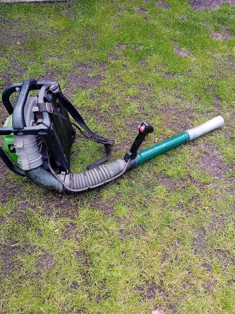 bladblazer robin, Tuin en Terras, Bladblazers, Ophalen, Benzine, Gebruikt, Ruggedragen