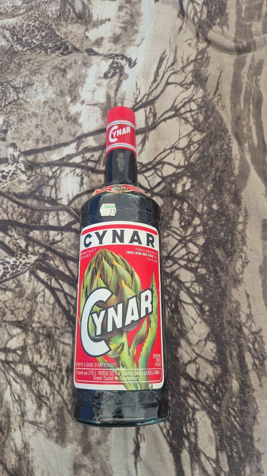 Vintage Cynar Amaro Italiano-fles (1 liter) - jaren 80, Verzamelen