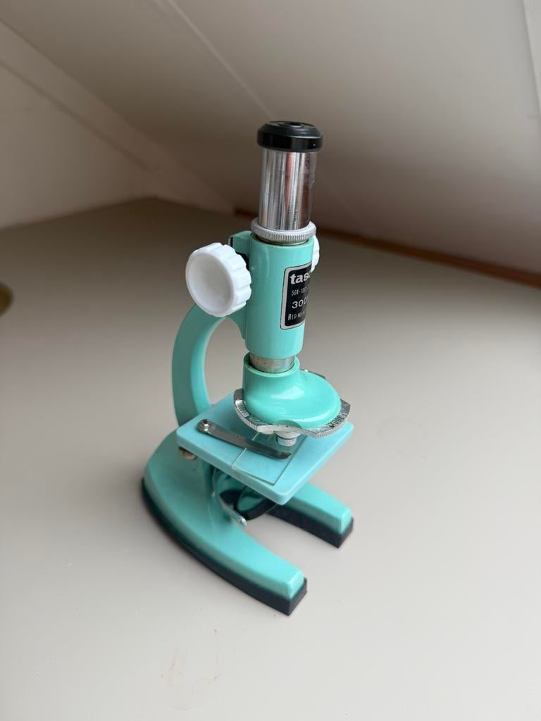 Vintage microscoop, Audio, Tv en Foto, Optische apparatuur | Microscopen, Ophalen, Gebruikt