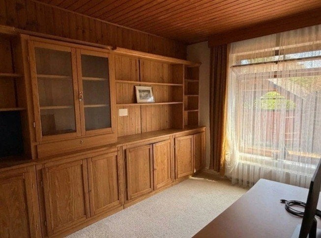 Wandmeubel, Ophalen, Gebruikt, 200 cm of meer, Overige houtsoorten