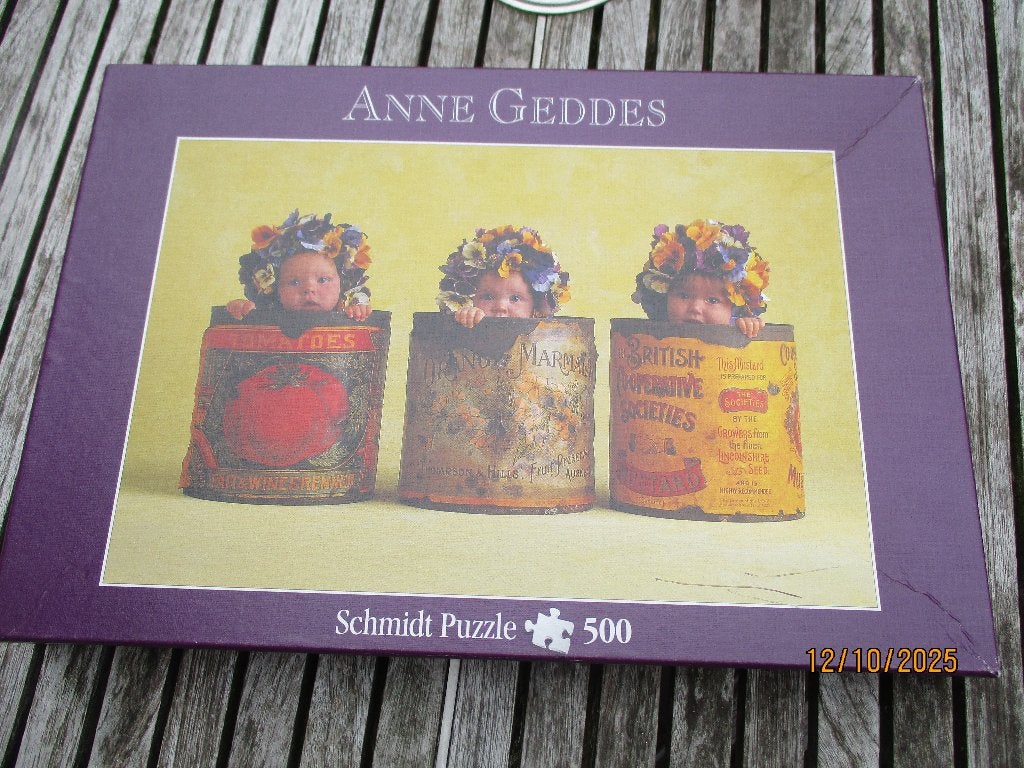 Puzzel Anne Geddes 500 stukjes ( nooit gebruikt ), Ophalen of Verzenden, 500 t/m 1500 stukjes, Nieuw, Legpuzzel