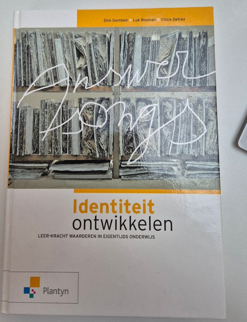 identiteit ontwikkelen boek, Ophalen, Zo goed als nieuw, Hoger Onderwijs, Dirk Gombeir Luk Bosman en Chico Detrez