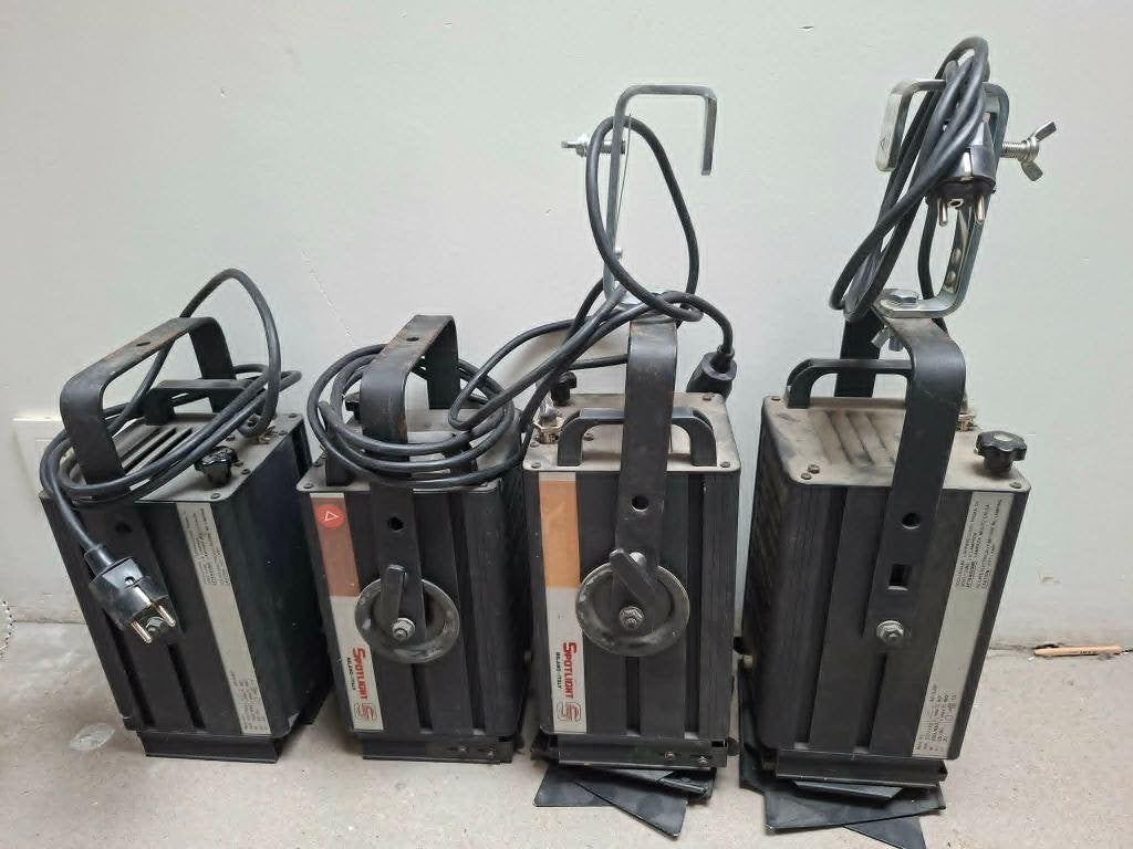 4 x toneelspot / spotlight, Muziek en Instrumenten, Licht en Laser, Gebruikt, Ophalen