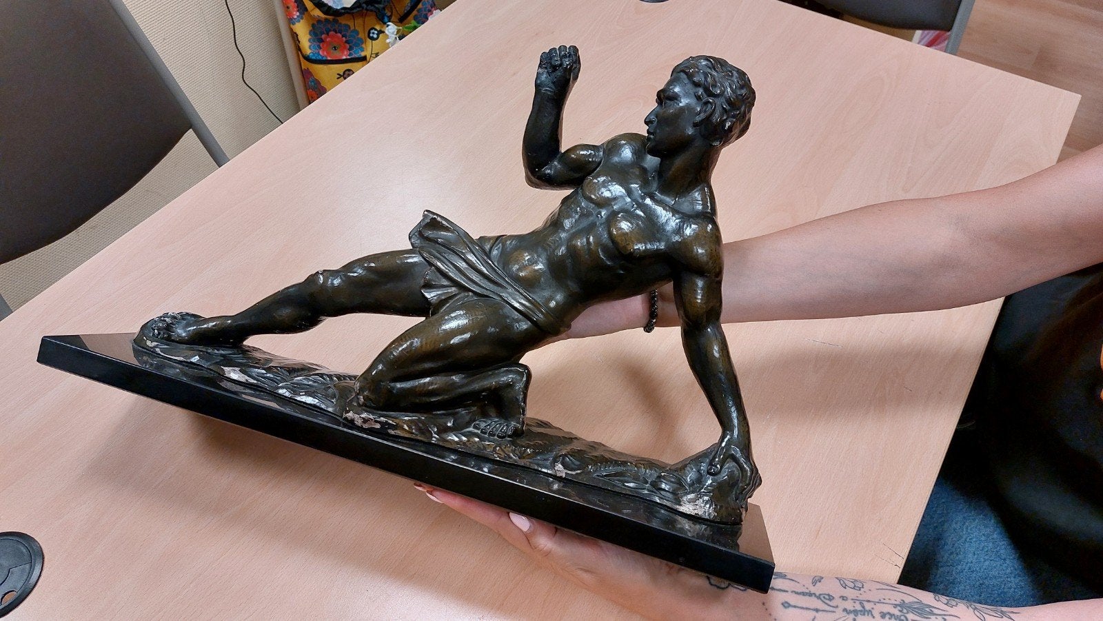 Sculpture S.Melani, Homme, 50 - 100 cm, Enlèvement, Europe