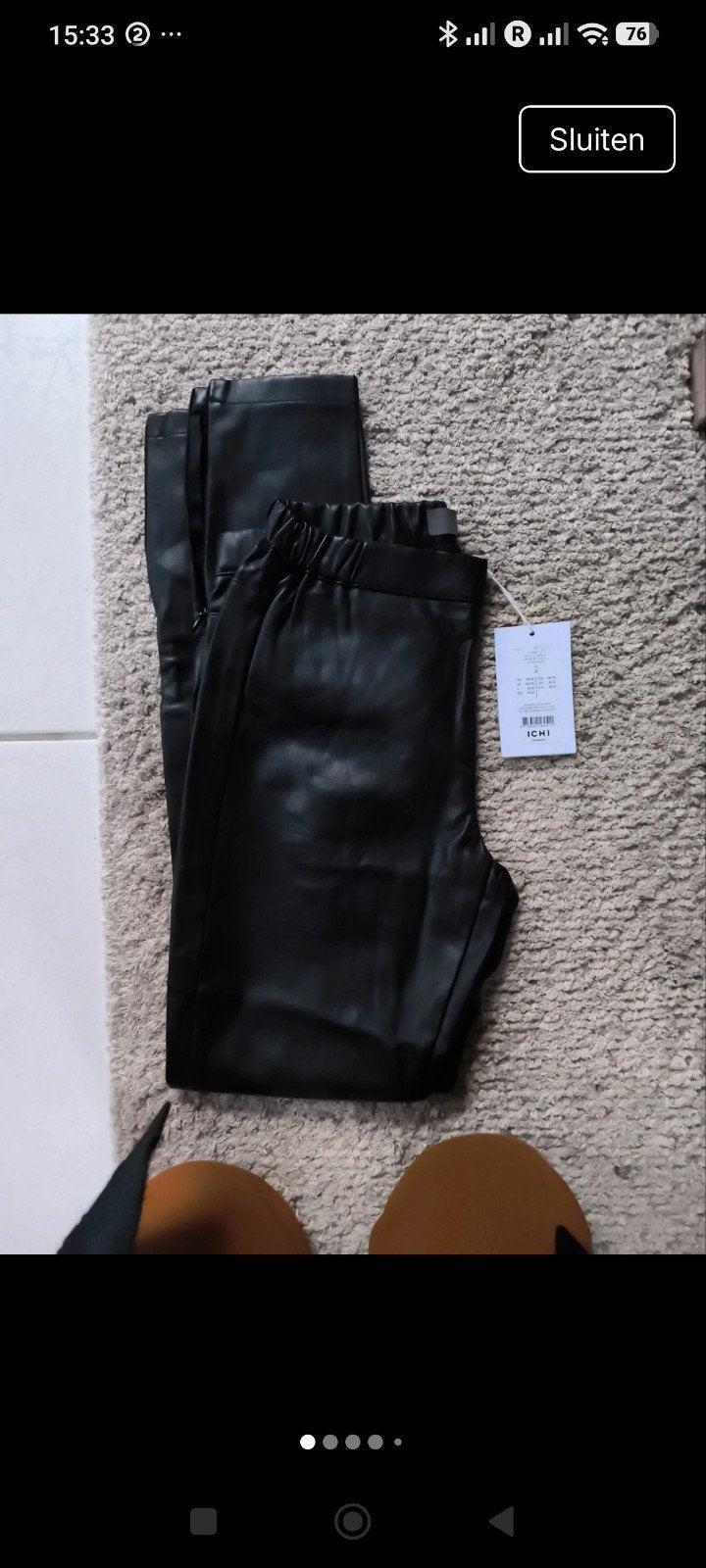 Pantalon Ichi au nouveau look en cuir, Vêtements | Femmes, Enlèvement, Taille 38/40 (M)