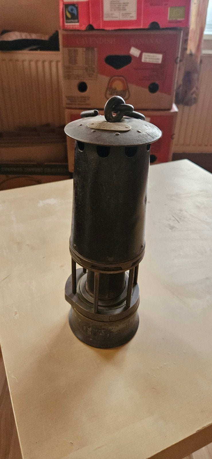 lampe de mineur, Enlèvement