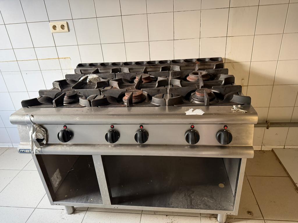 Horeca gasfornuis, Ophalen, Gebruikt