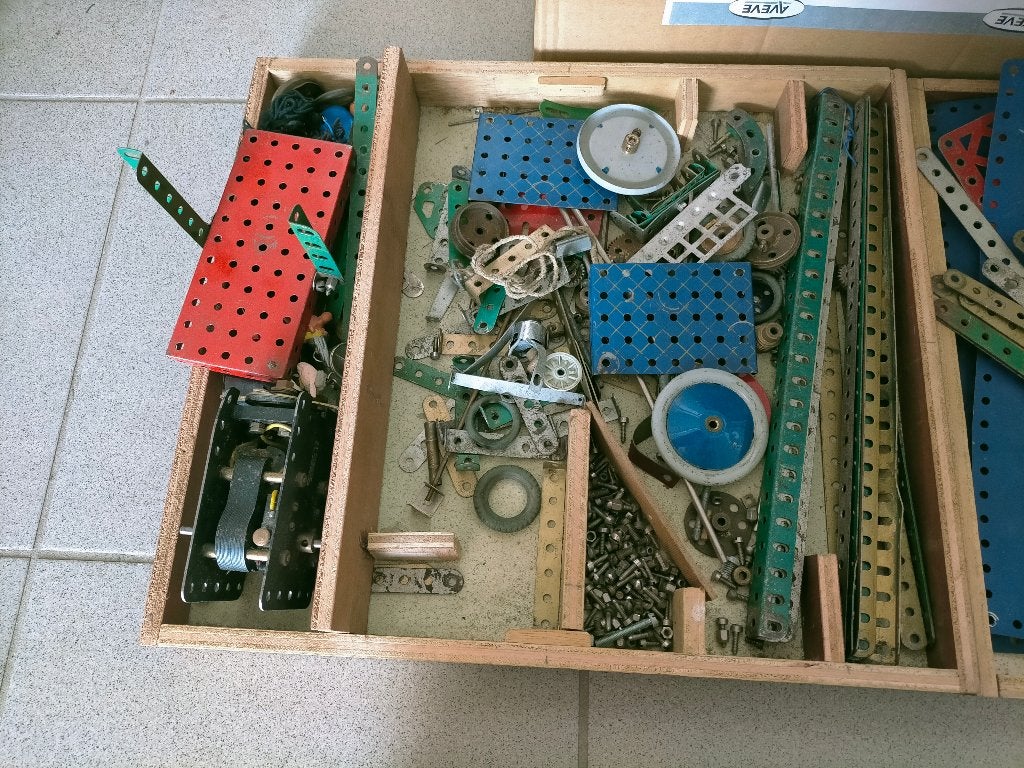 Jeu de construction vintage Meccano., Enlèvement